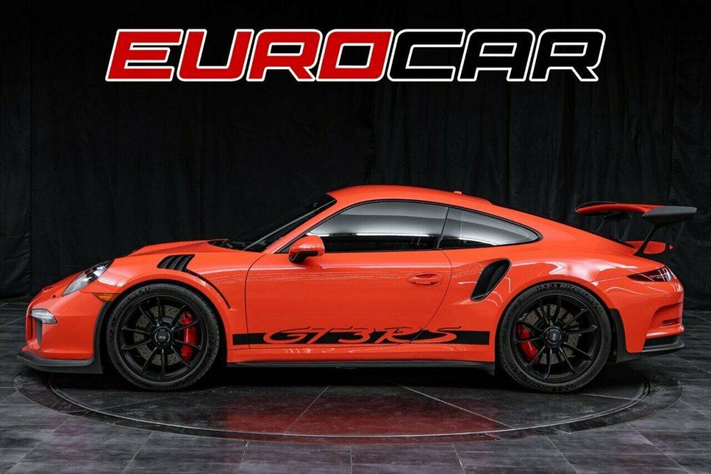 2016 Porsche 911 GT3 RS 4.0L H6 500hp 338ft. lbs. Lava Orange