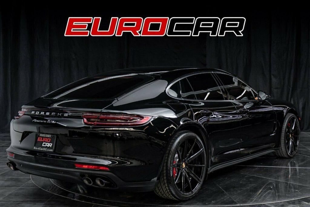 2018 Porsche Panamera Turbo 4.0L Twin Turbo V8 550hp 567ft. lbs. Black