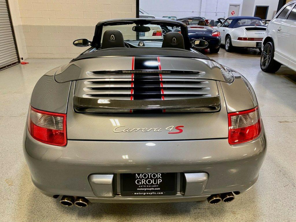 2006 Porsche 911 C4S Cabriolet 6 Speed Gorgeous in Seal Grey