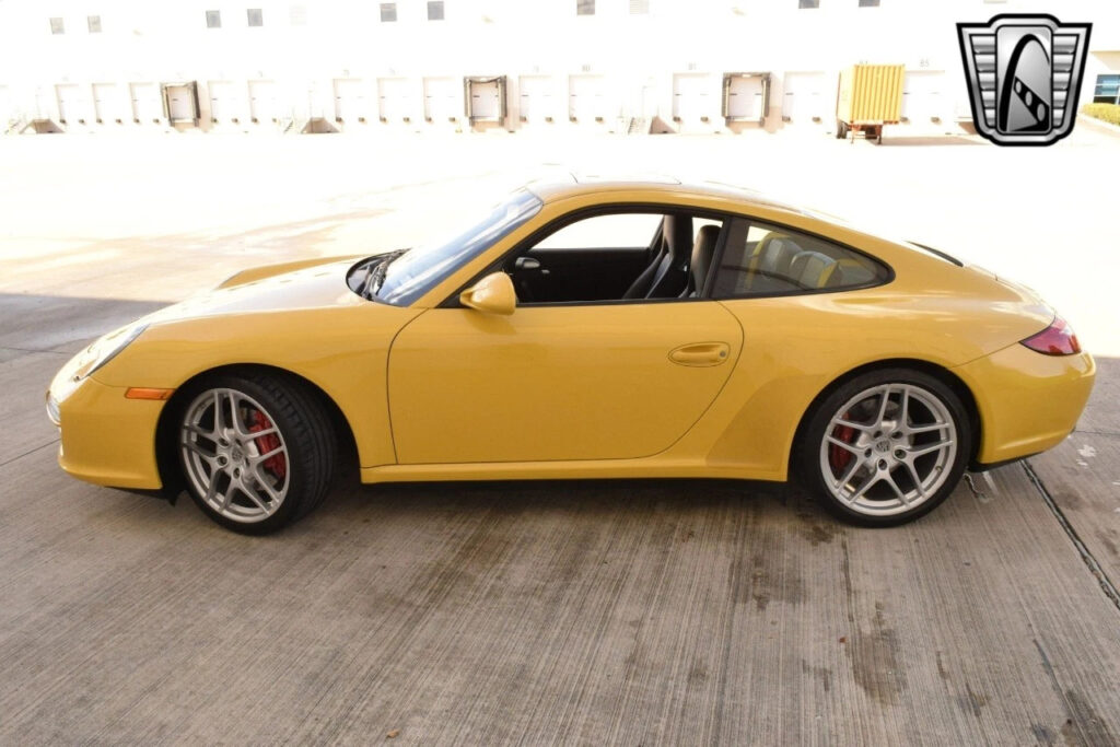 Yellow 2009 Porsche 911 Coupe 3.8 Liter