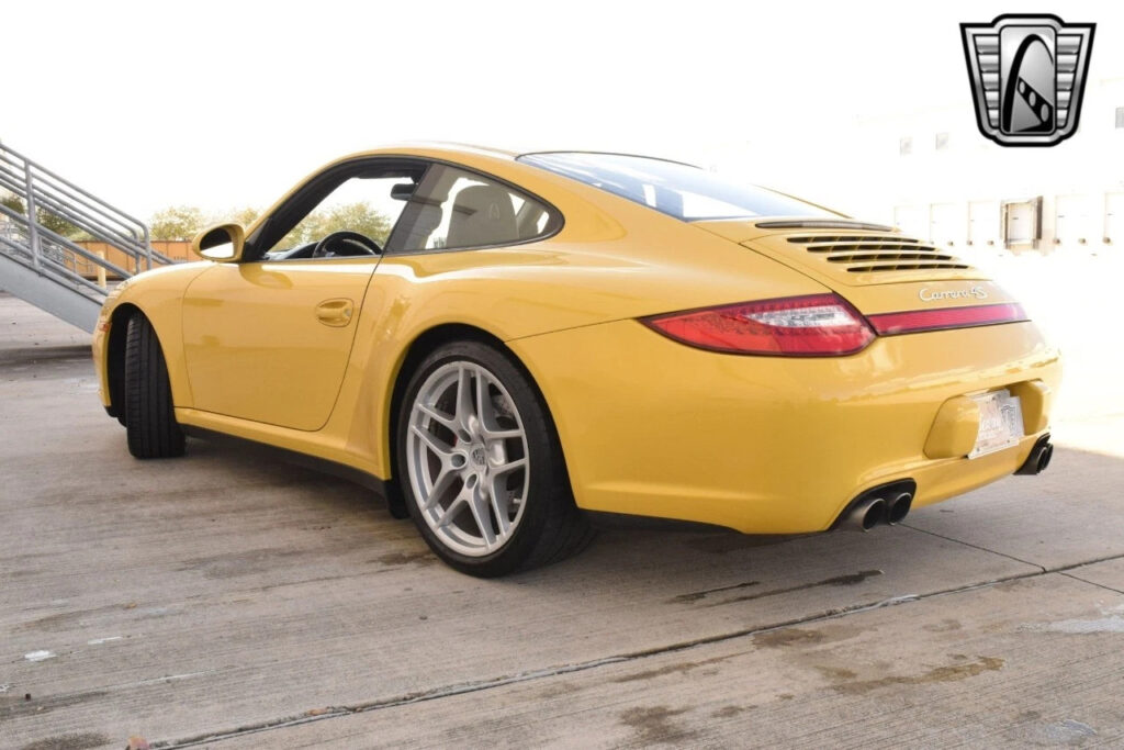 Yellow 2009 Porsche 911 Coupe 3.8 Liter