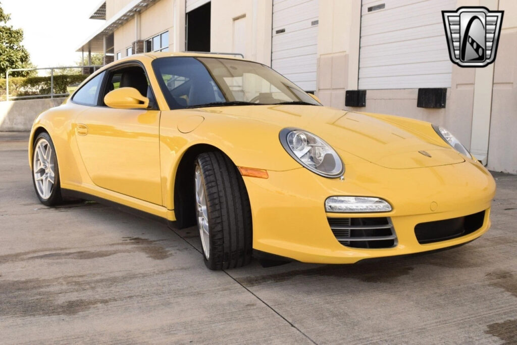 Yellow 2009 Porsche 911 Coupe 3.8 Liter