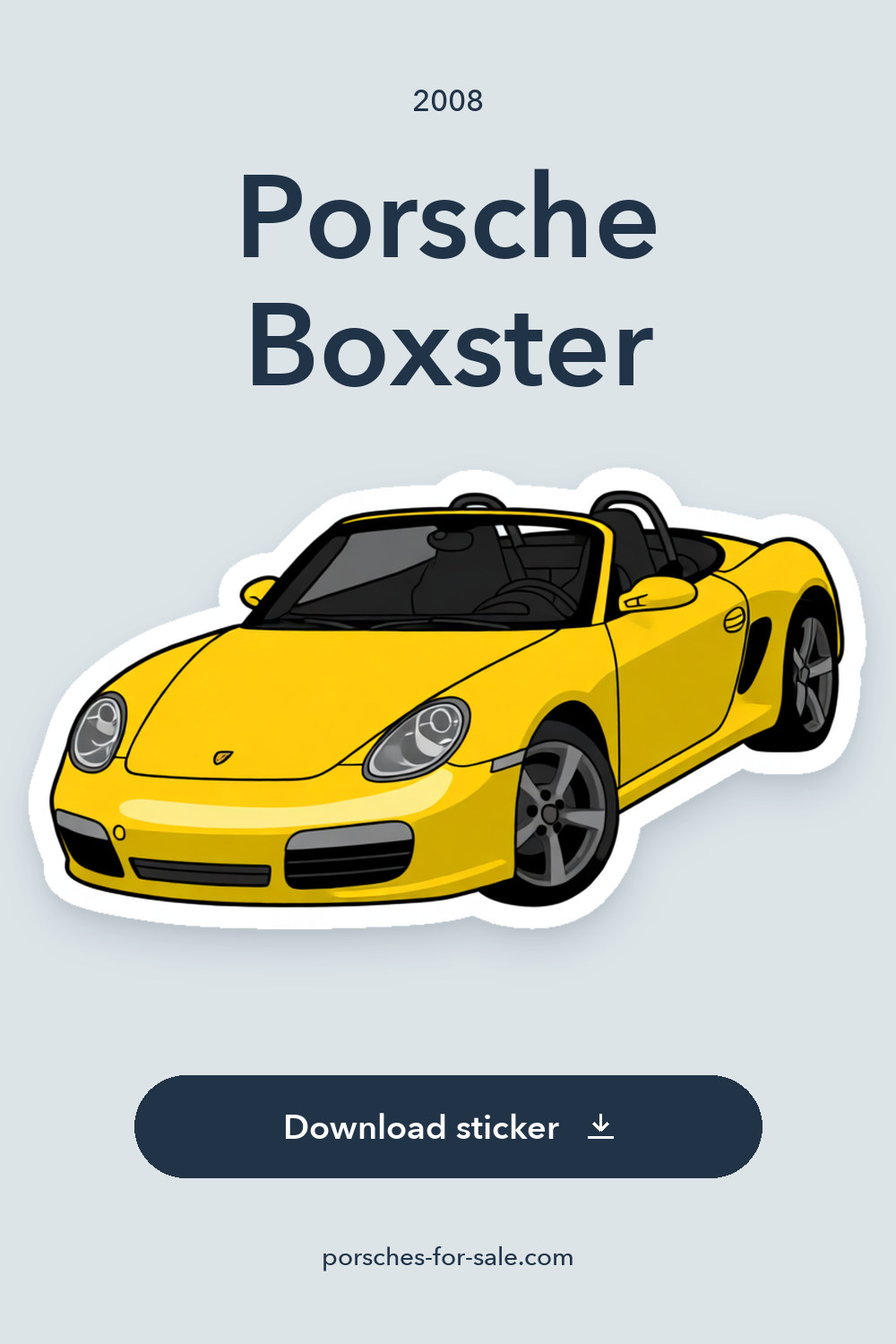 2008 Porsche Boxster sticker preview