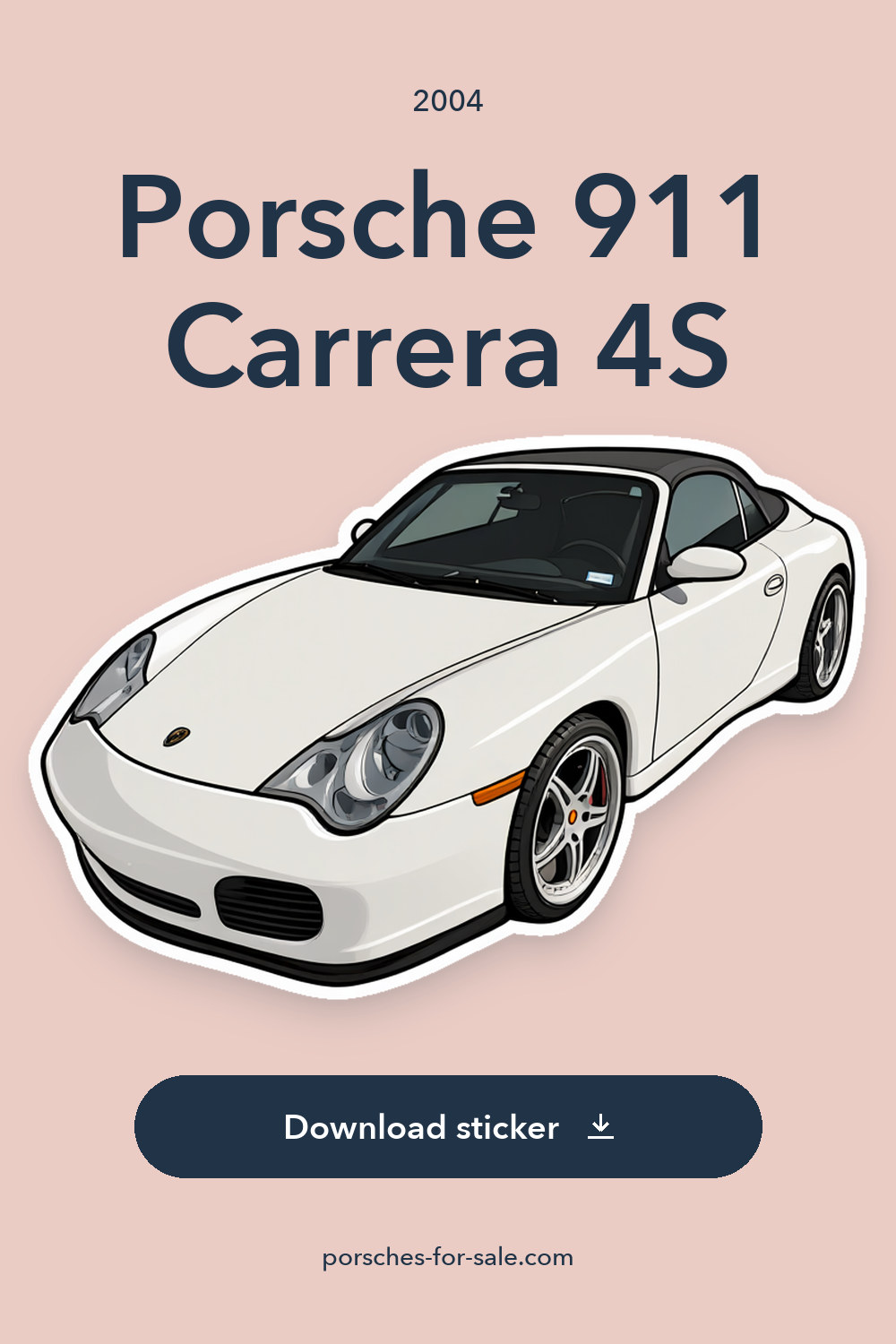 2004 Porsche 911 Carrera 4S sticker preview